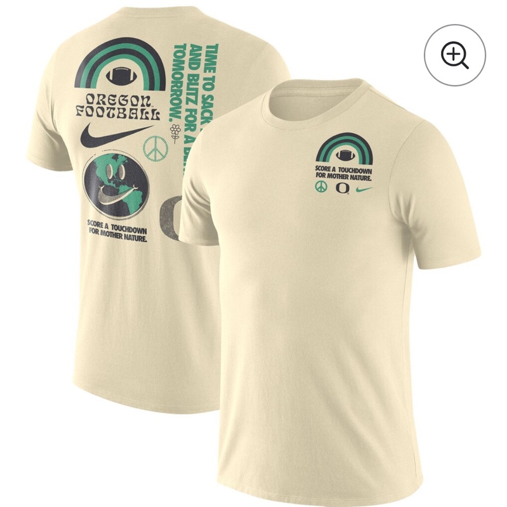 Nike Cream Oregon Ducks Sustainable T-Shirt